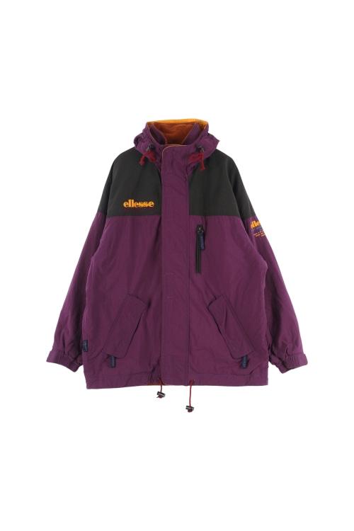 엘레쎄 (Man - L) 나일론 자수 로고 후드집업 스키복 점퍼