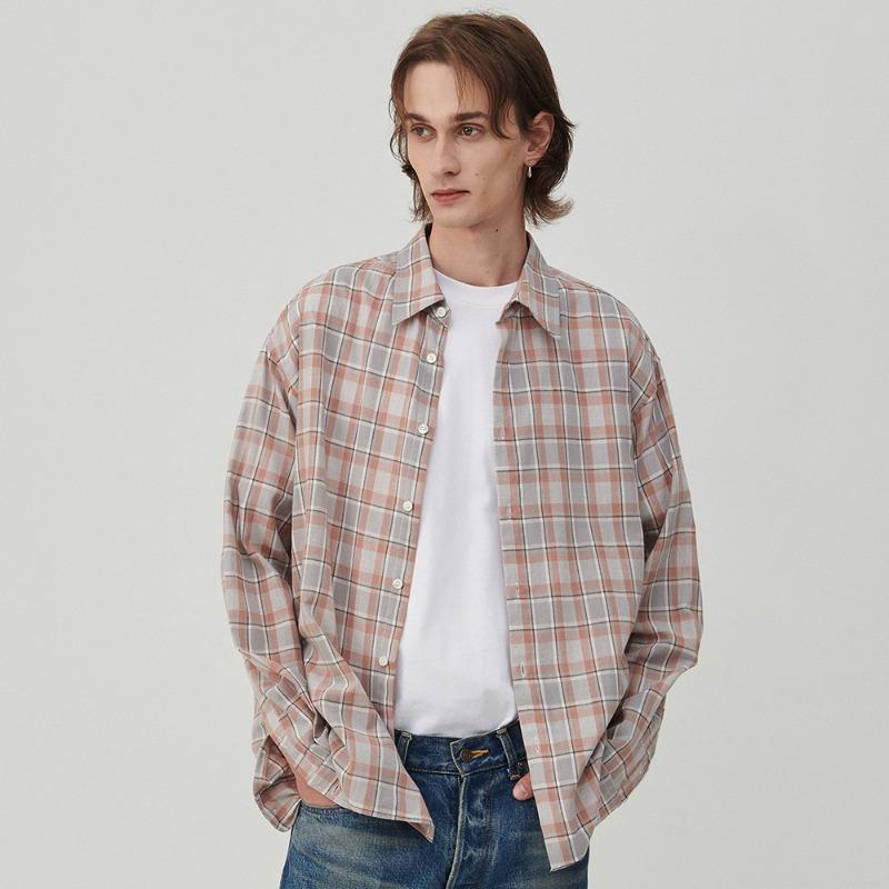 [COLLECTION LINE] 시그니처 패턴 셔츠 오렌지