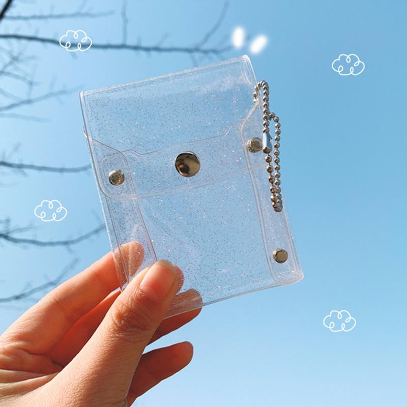 PVC 투명 미니 카드홀더 & 파우치