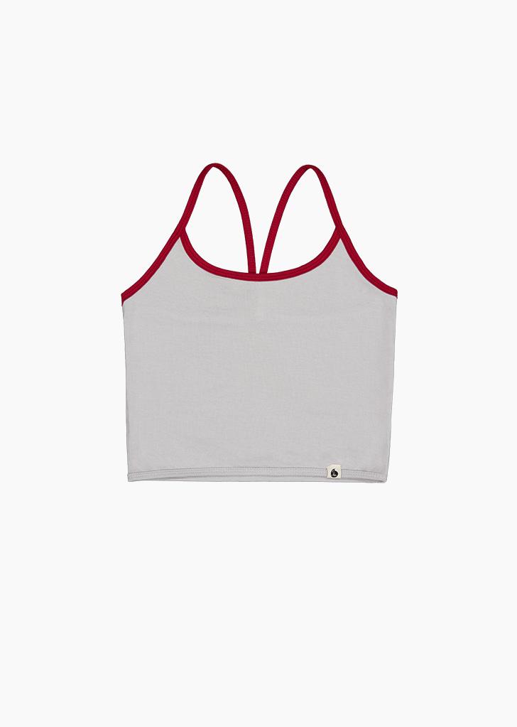 애브리데이 투톤 브라탑- 그레이