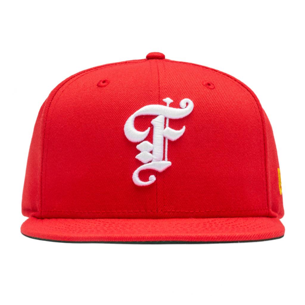 Feature x New Era Chinatown Chapter Fitted Cap - Red - Red / 7 1/8