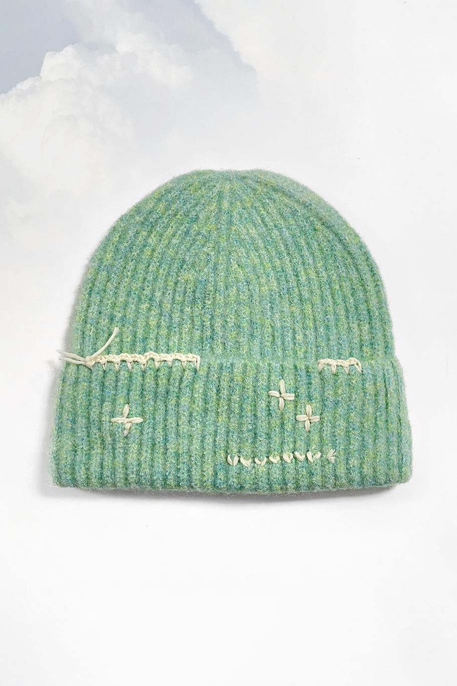 Hand Stitched Beanie (MINT)