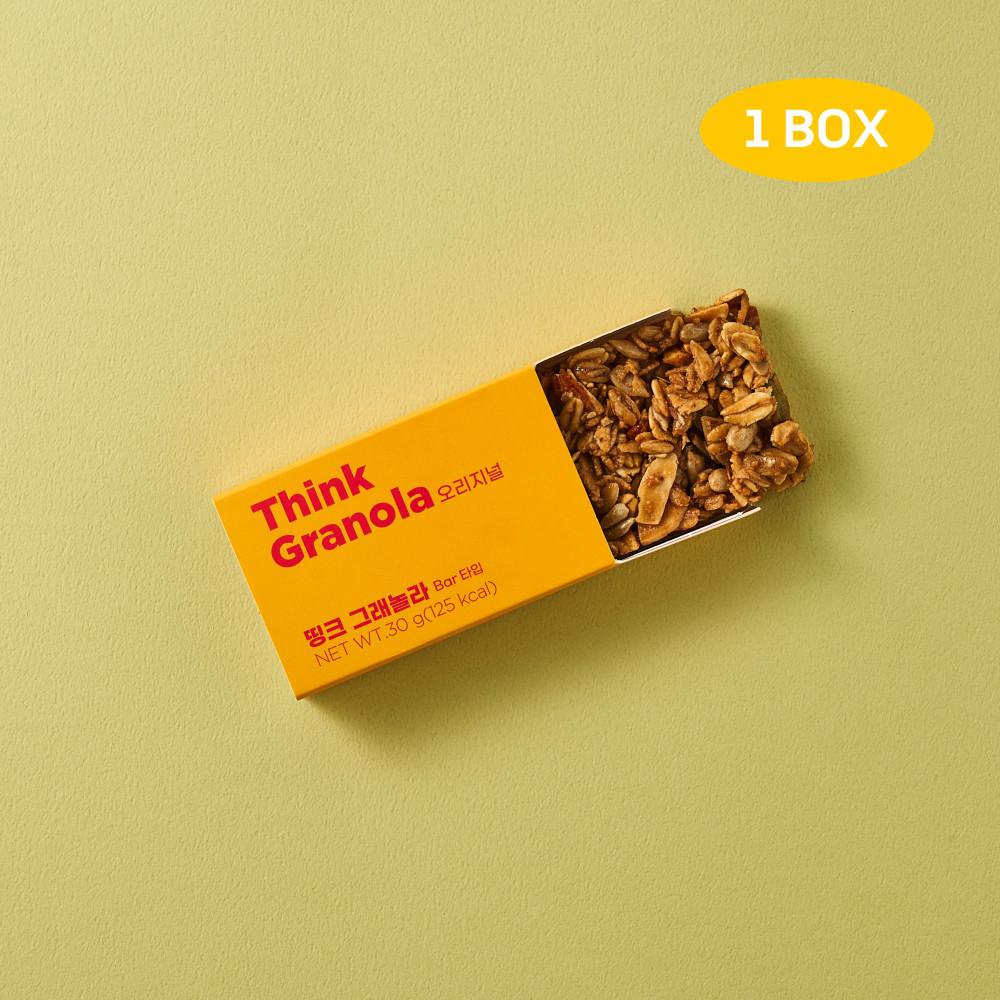 띵크 그래놀라 1박스 10개입 바삭한 수제 그래놀라바 단백질바 [원산지:국산]