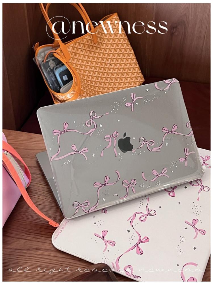 리본 y2k 맥북케이스 / 키치 레트로 감성  맥북 프로 에어 m1 m2 케이스