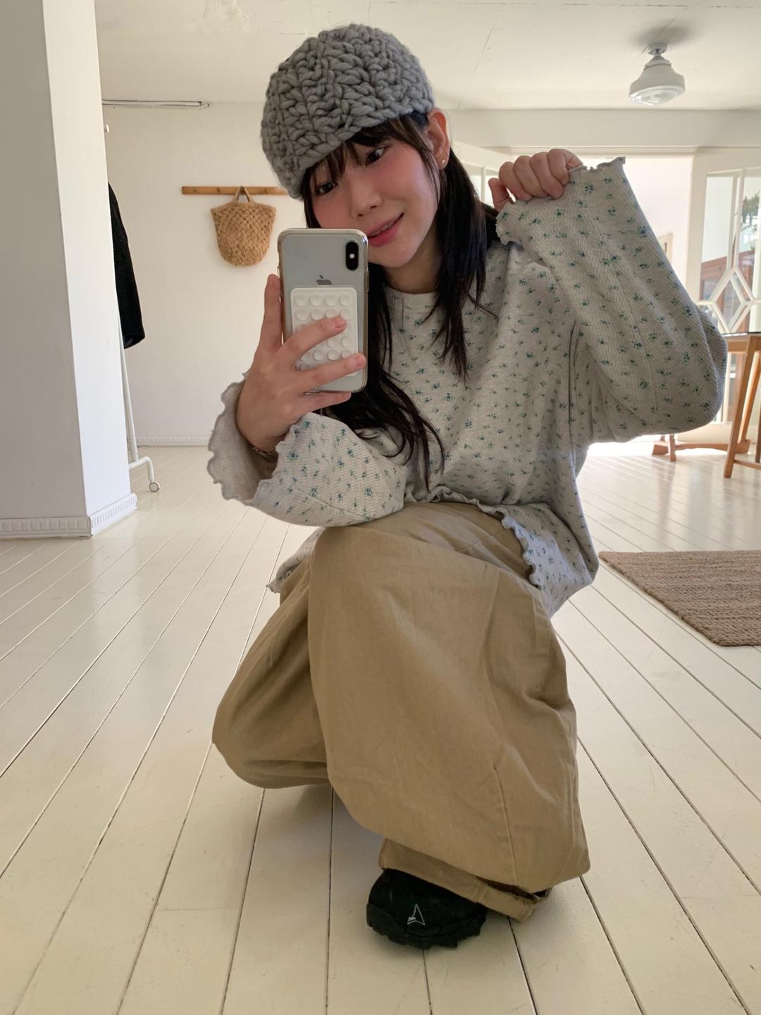 [MD소장] Flower waffle T