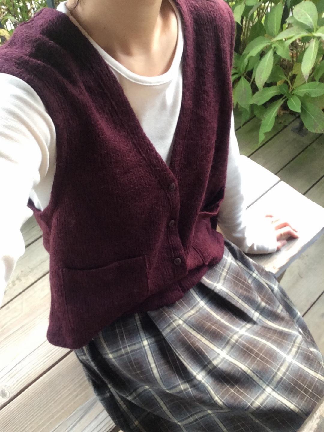 젬마 니트 조끼 (1color)