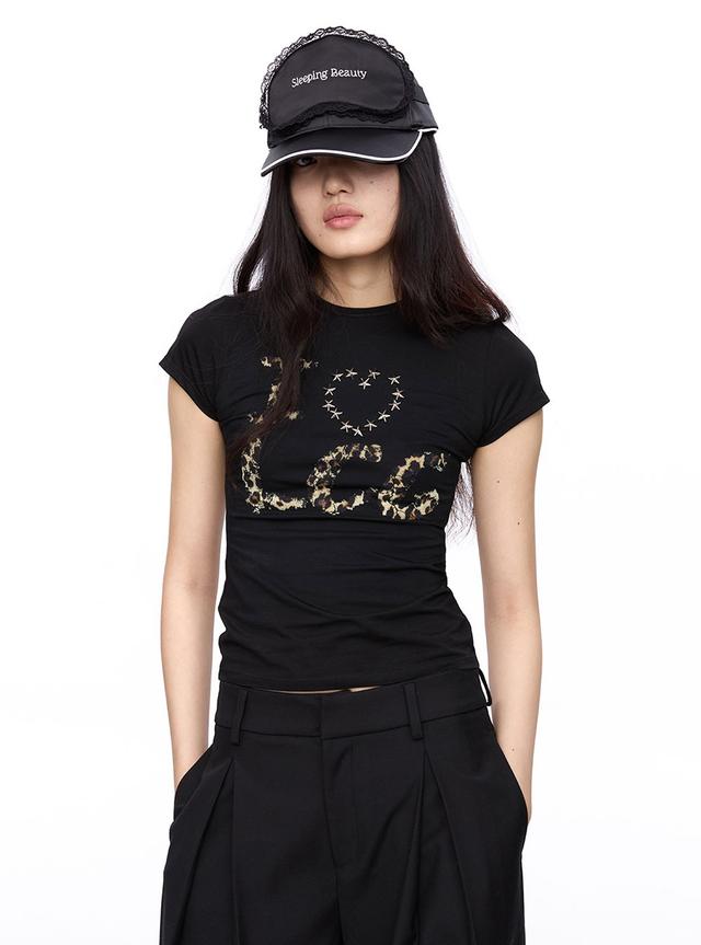 Leopard Print T-Shirt Top