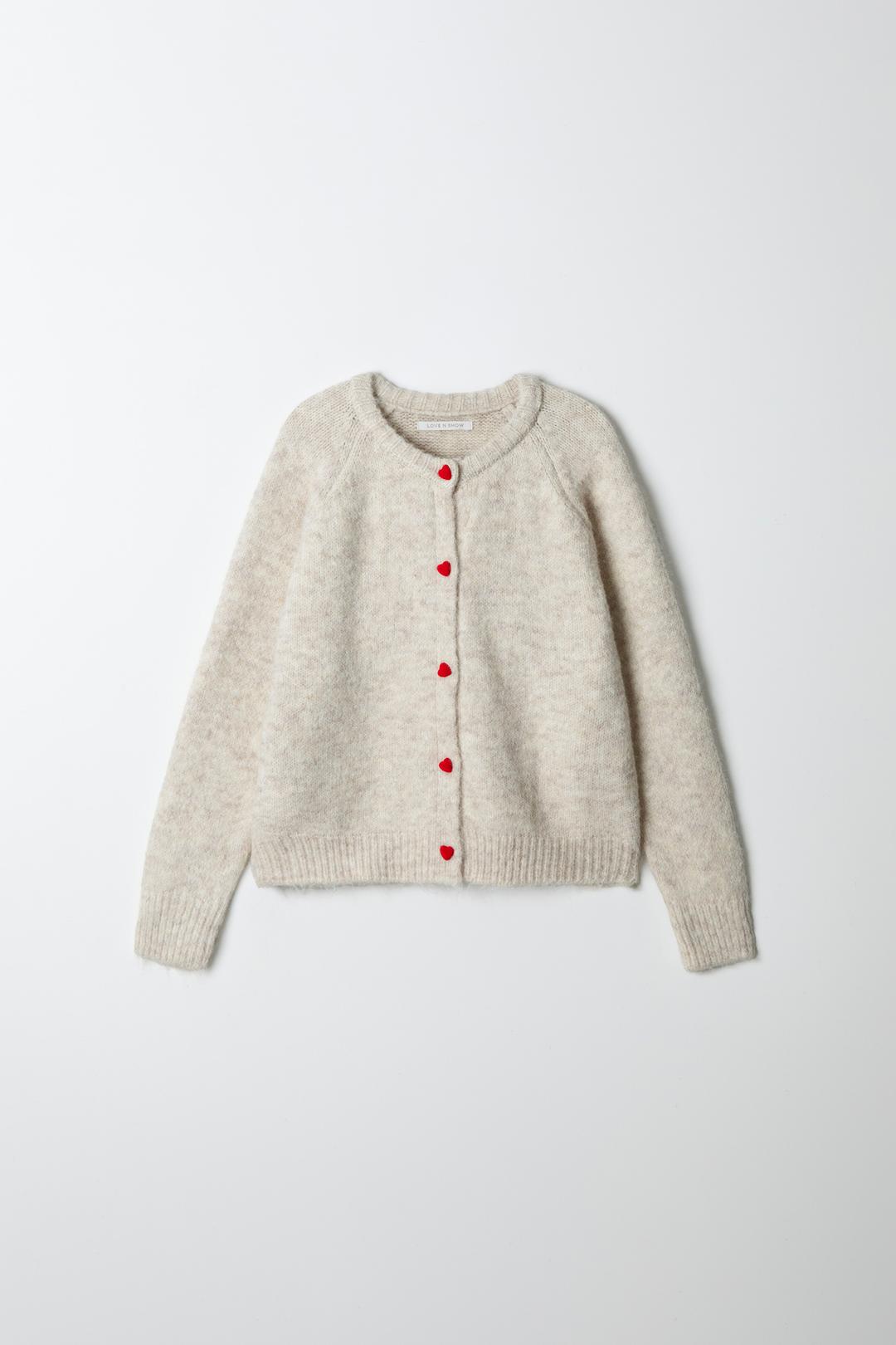 GCFKGCD11│Button Point Knit Cardigan