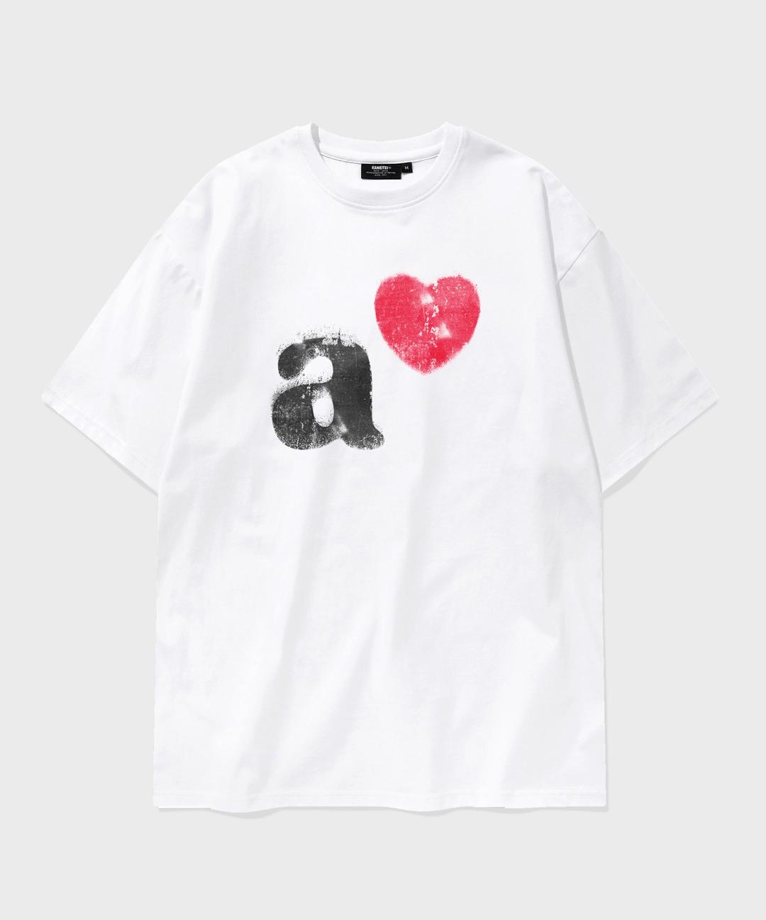 A LOVE SHORT SLEEVES (WHITE)