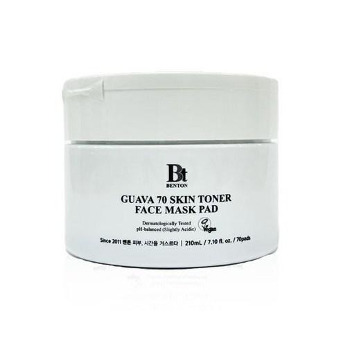 [벤튼] 구아바 70 스킨 토너 패드 팩 70매, 70개입, 1개 - 스킨 | 쿠팡