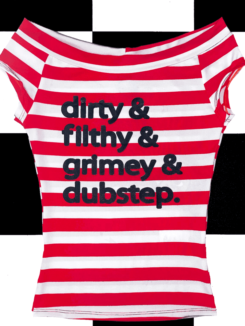 DUBSTEP OFF SHOULDER IN RED