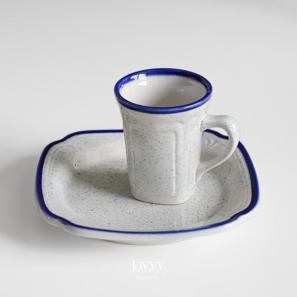 시라쿠스 브라이튼 베이 머그 빈티지 블루 컵