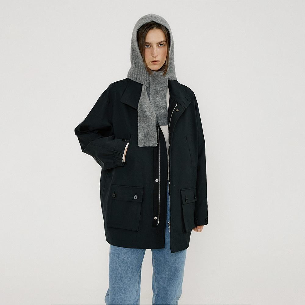 Hi-Neck Jumper (Black)