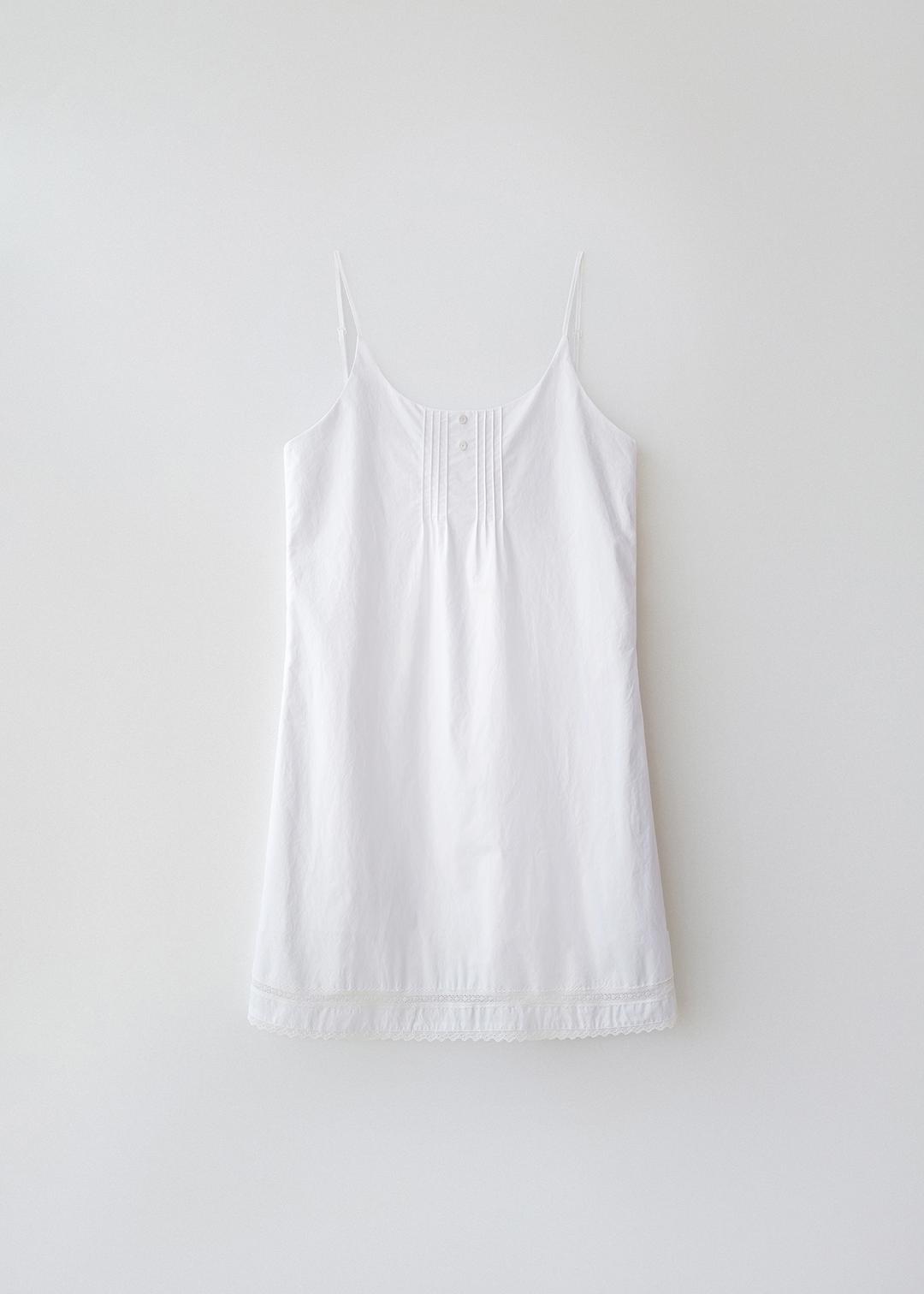 Haily pintuck dress (white)