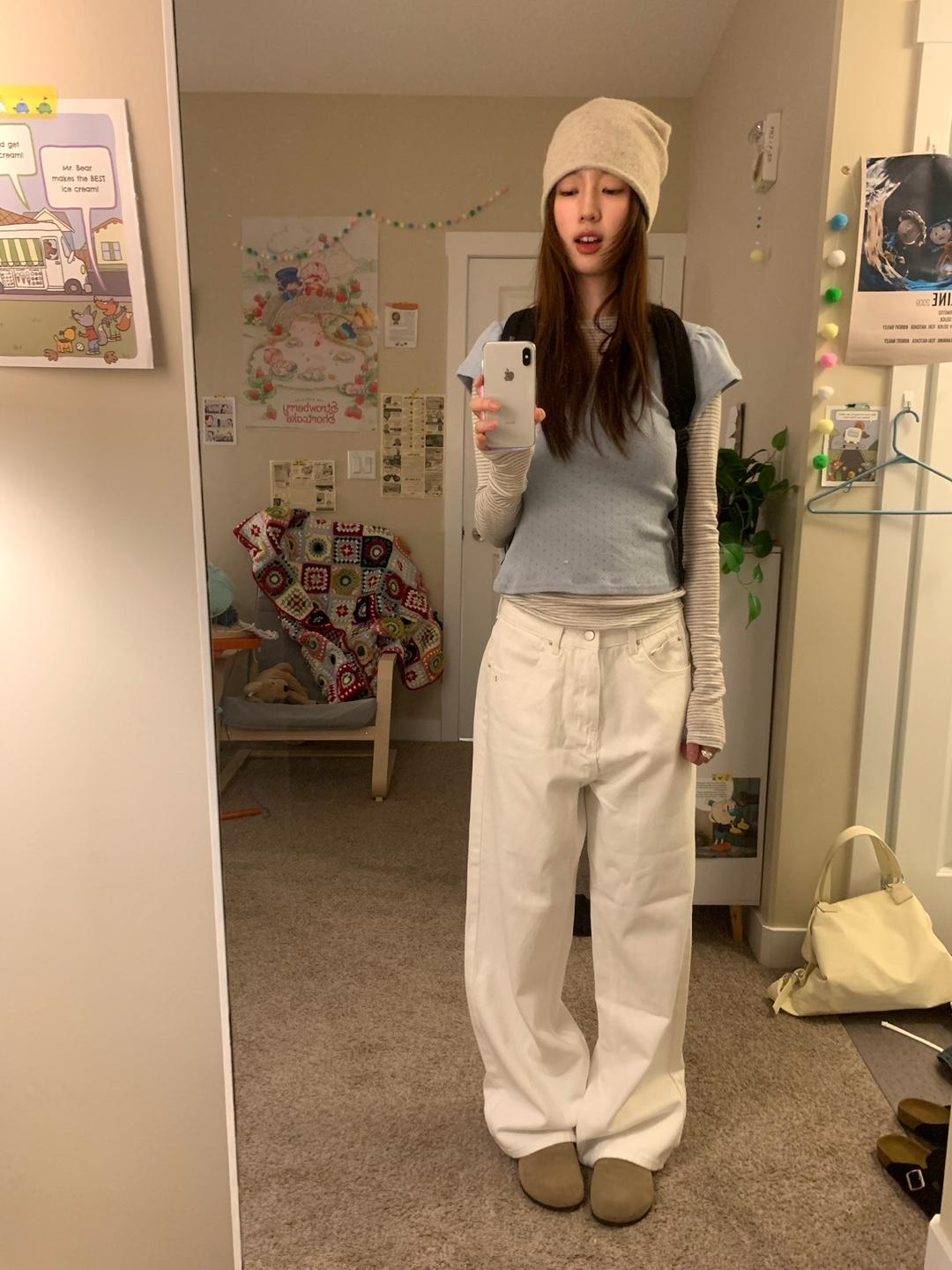 wide straight pants