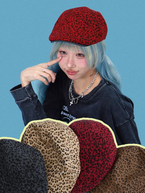 leopard hunting cap (4color)