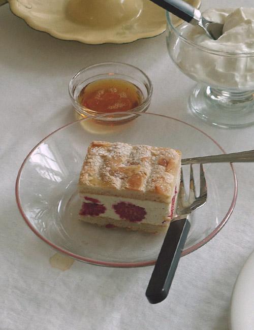 [OUR] Pink-Rim mini deep plate