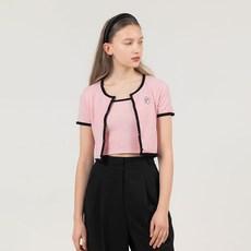로라로라 여성용 BUTTON CROP CARDIGAN SET