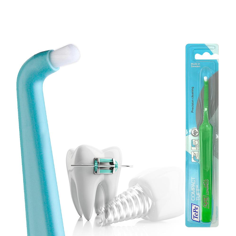 TePe 테페 임플란트/교정용 컴팩트 터프트 칫솔