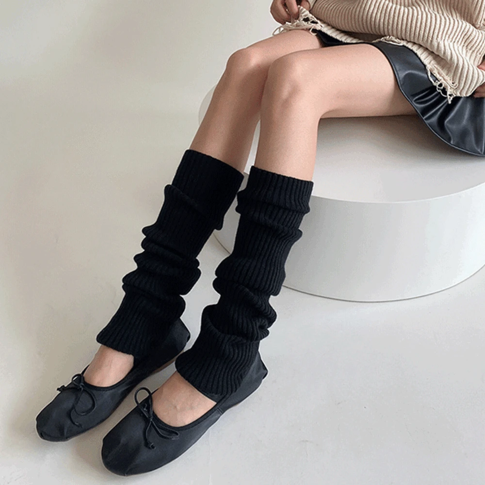 [울35%] 롱 골지 니트 루즈삭스 발토시 레그워머 5color