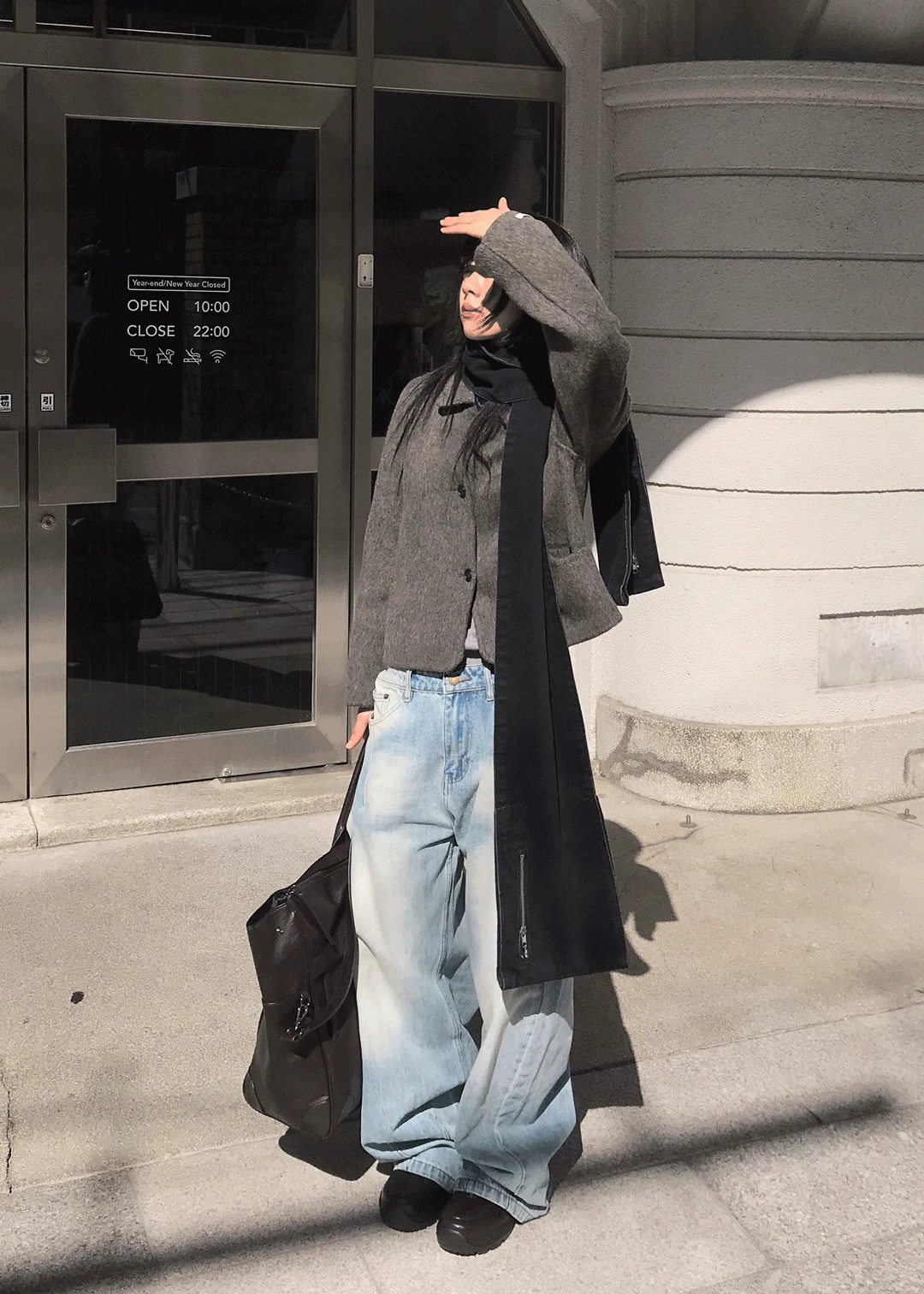 DART WIDE WASHING DENIM