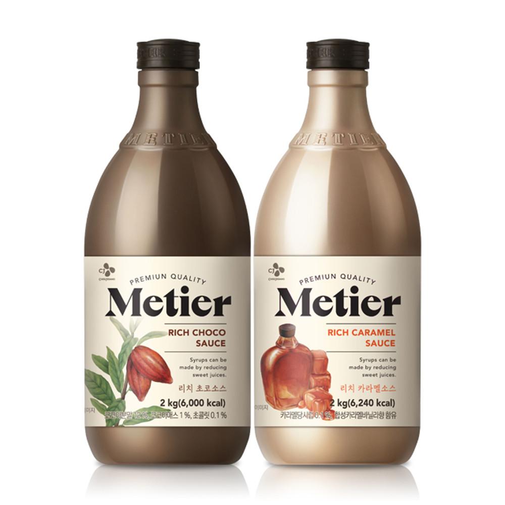 CJ 메티에 리치 소스 초코 카라멜 2kg [원산지:상세설명에 표시]