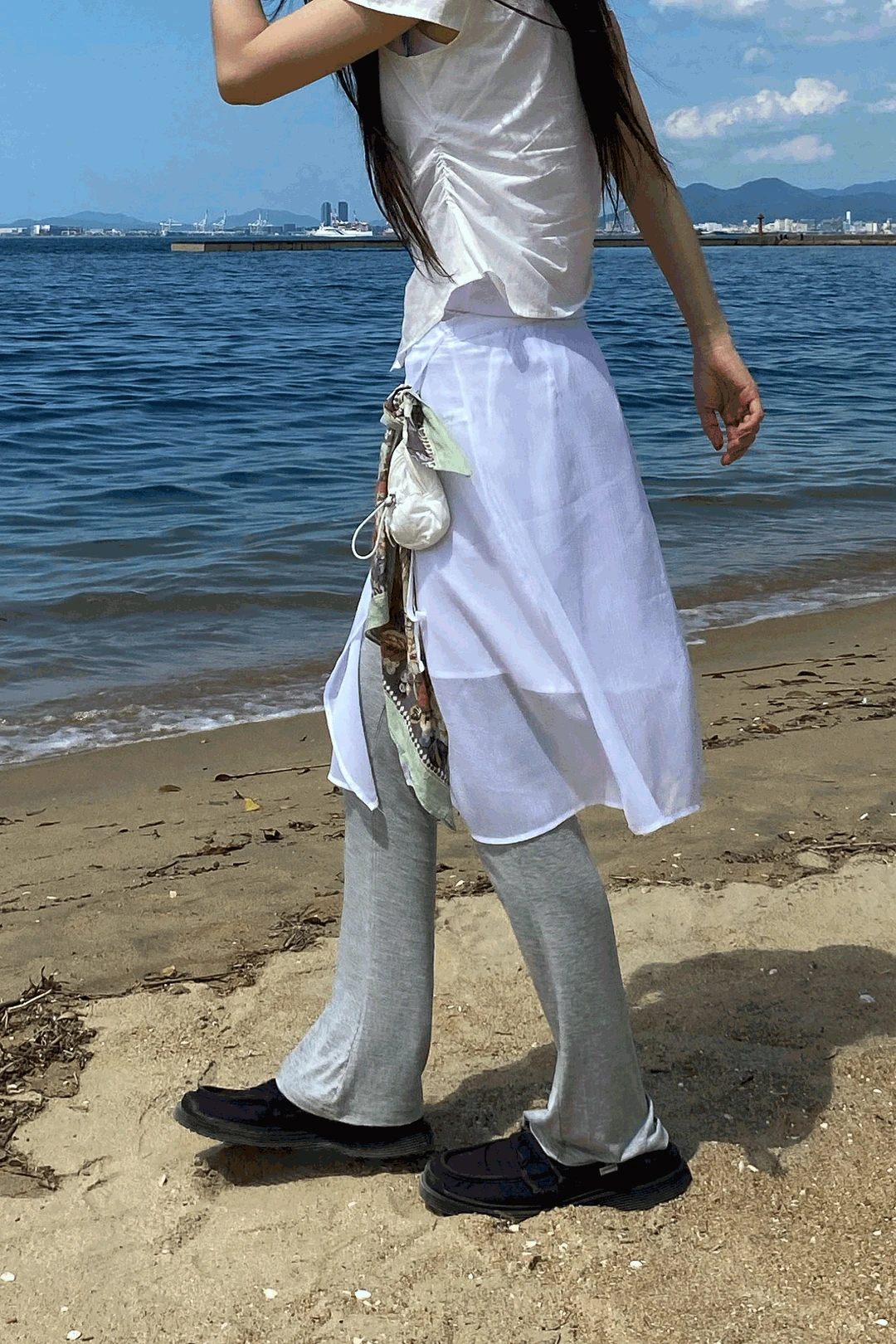 VEIL WRAP SKIRT