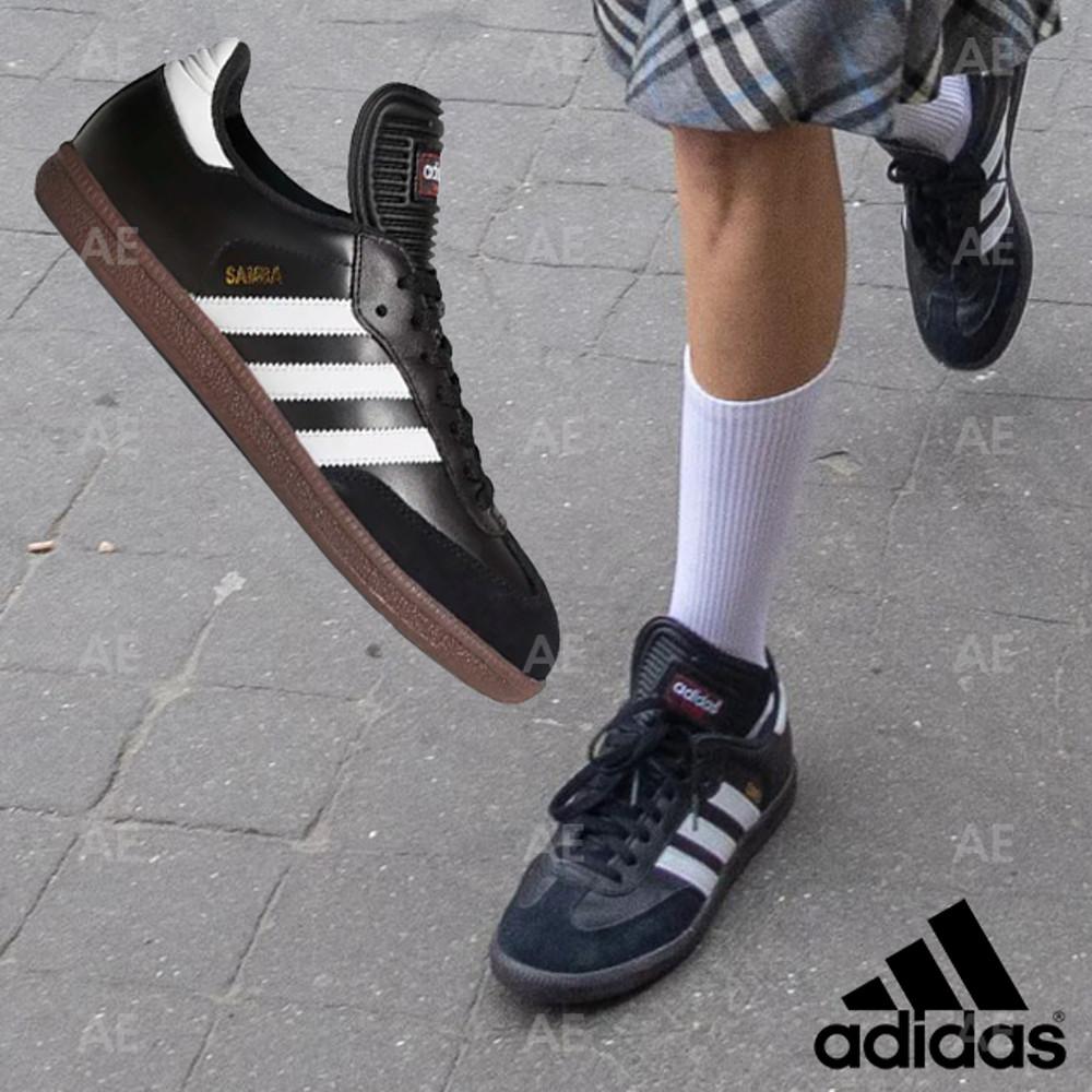 아디다스 삼바 레더 블랙 클래식