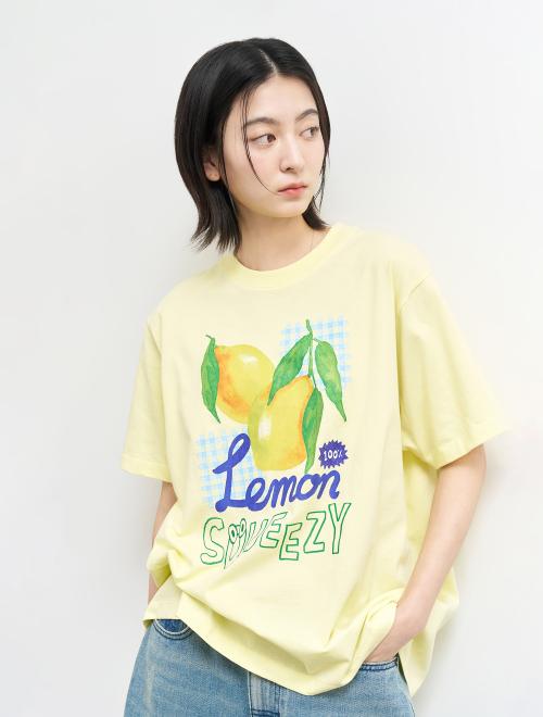 후르츠 루즈핏 반팔티 [LEMON LEMON] / WBE2L01537