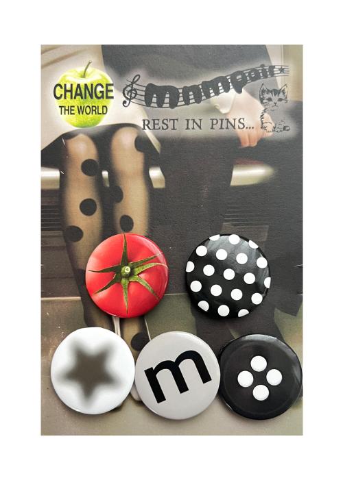 PIN BUTTON - POLKA DOT