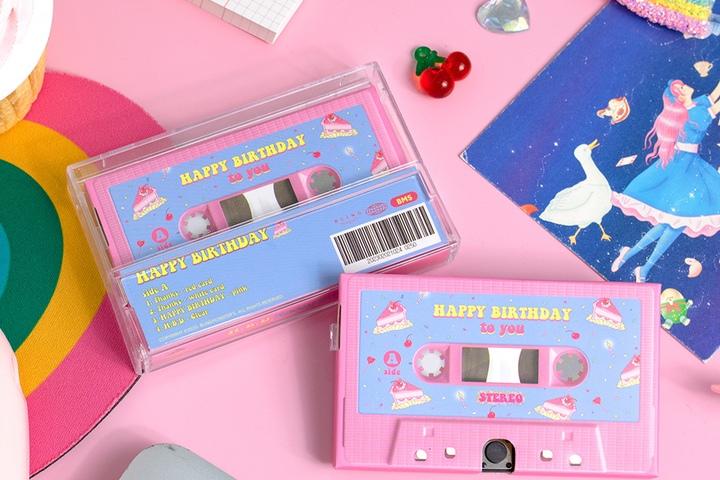 녹음 테이프 생일 카드 메시지 축하 어린이집 카드