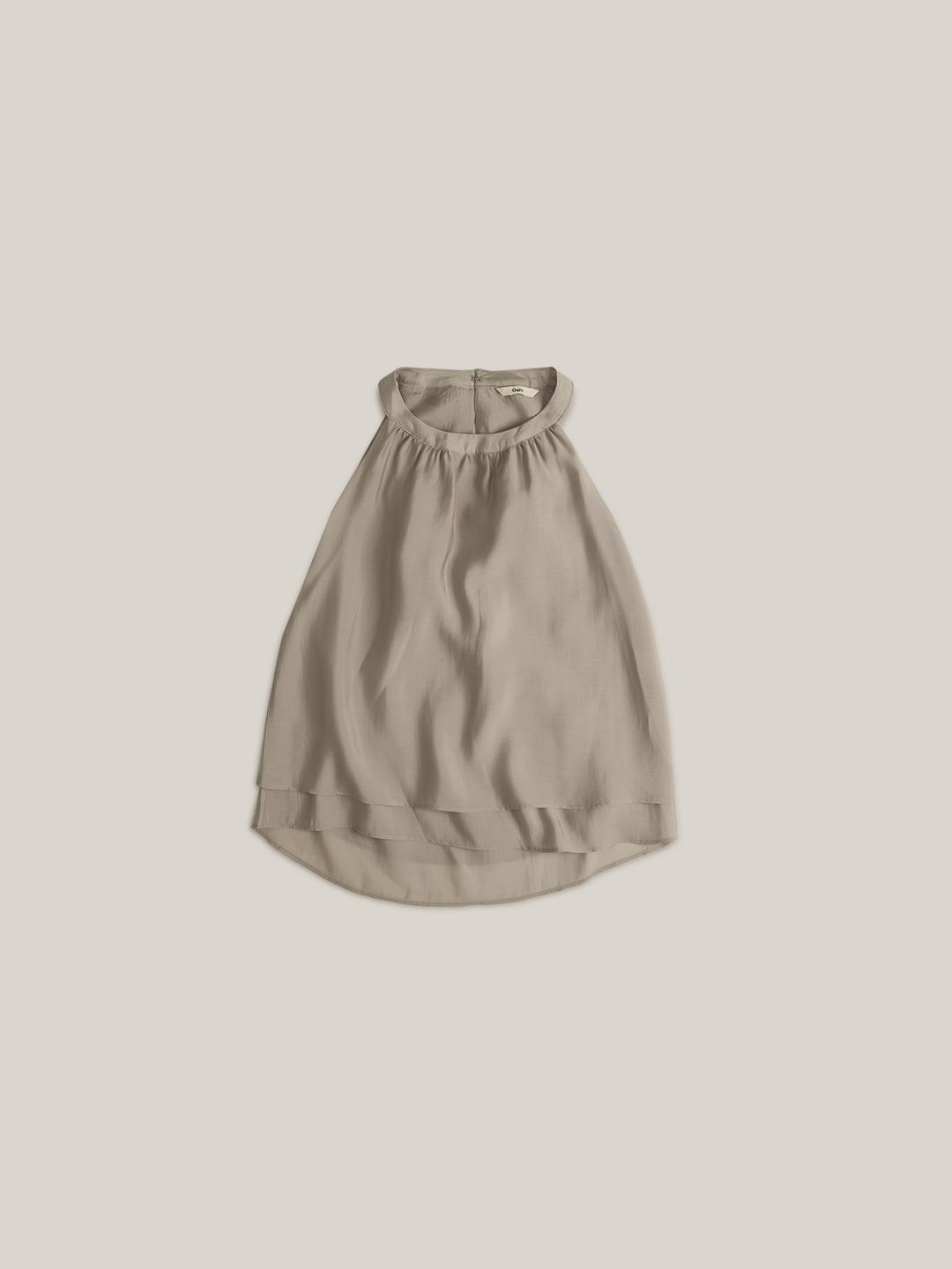 FOG HALTER TOP [ GRAY ]