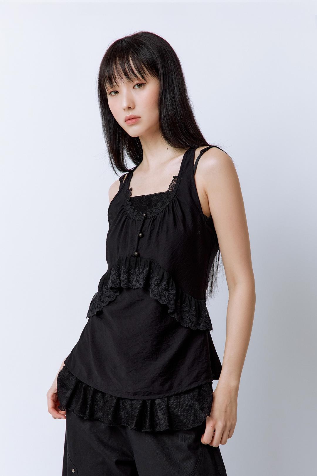 Fairy Vintage Lace Top Black [예약발송 05/30]