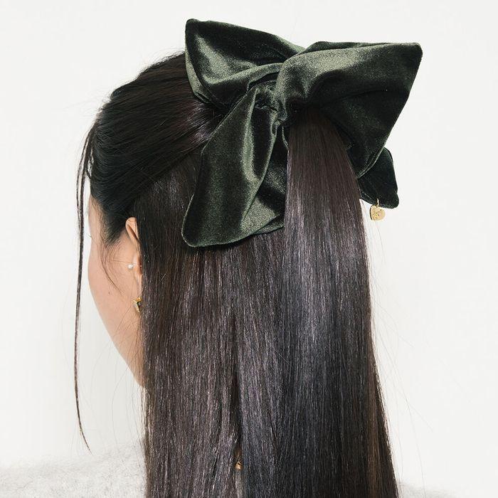 Square Velvet Scrunchie 4color
