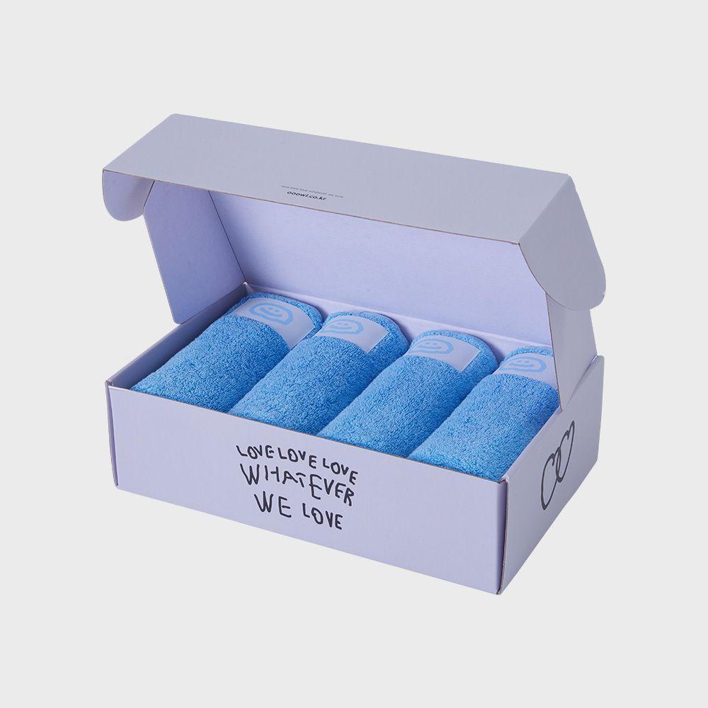 TOWEL LOVE SET BLUE STRIPE