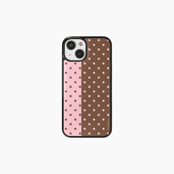 Half dot (Pink Brown)