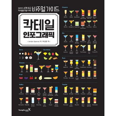 칵테일 인포그래픽:200가지 세계 칵테일을 만들기 위한 비주얼 가이드 - 국내도서 | 쿠팡