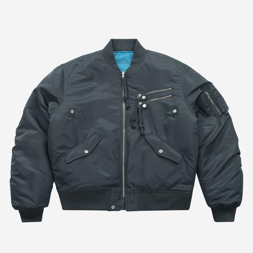 Thevinylhouse Reversible MA-1 Blue