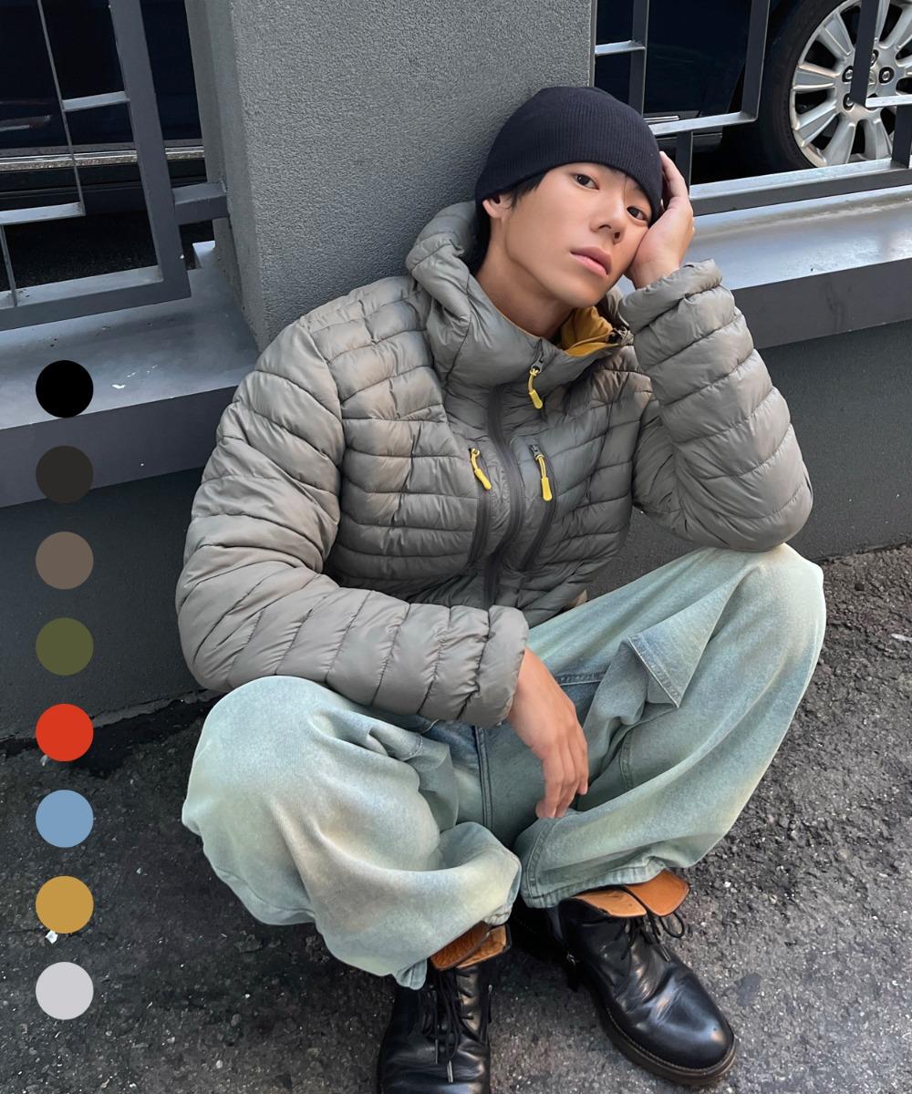 에센셜 후디드 라이트 패딩 자켓 (8color)