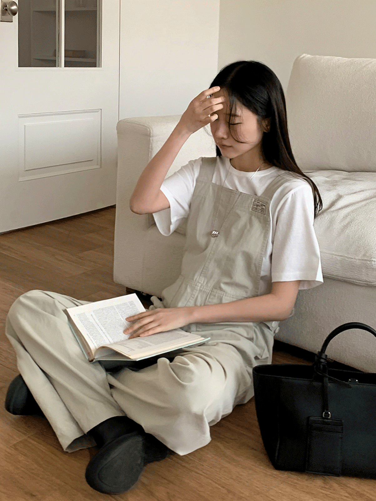rieto 1/2 cotton t-shirt (4color)