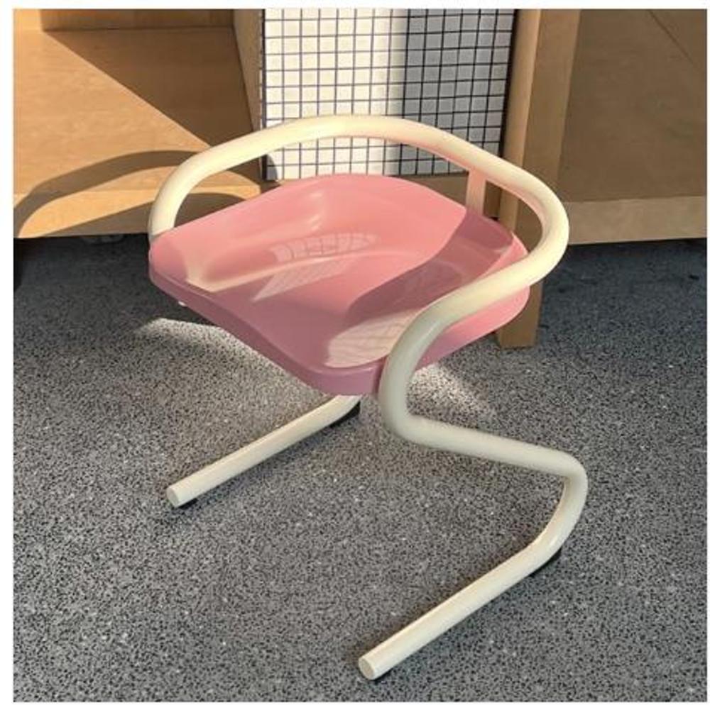 빈티지 크림색 식탁의자 소형 카페의자 TR277