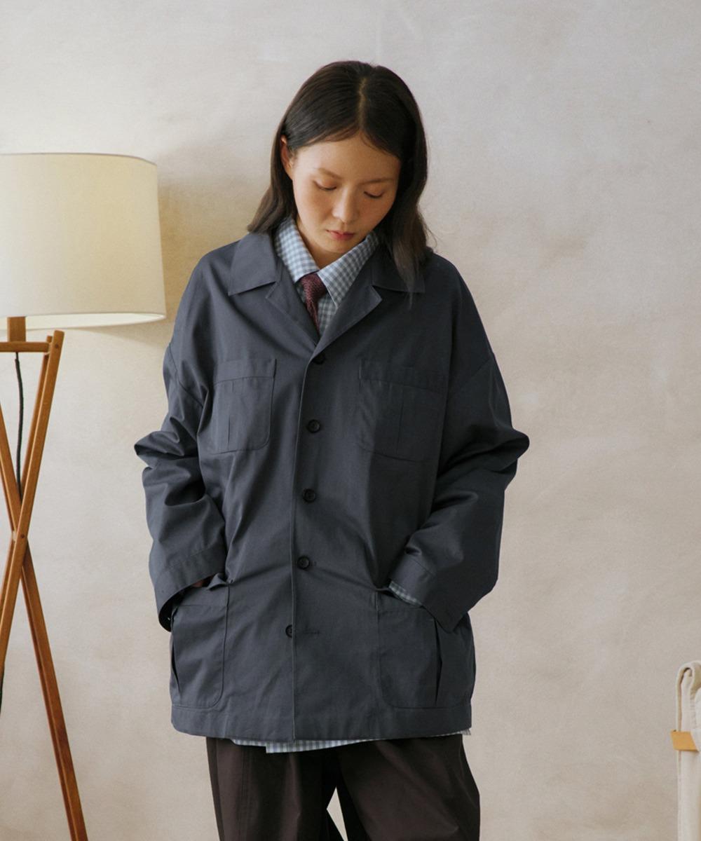 unisex safari jacket gray