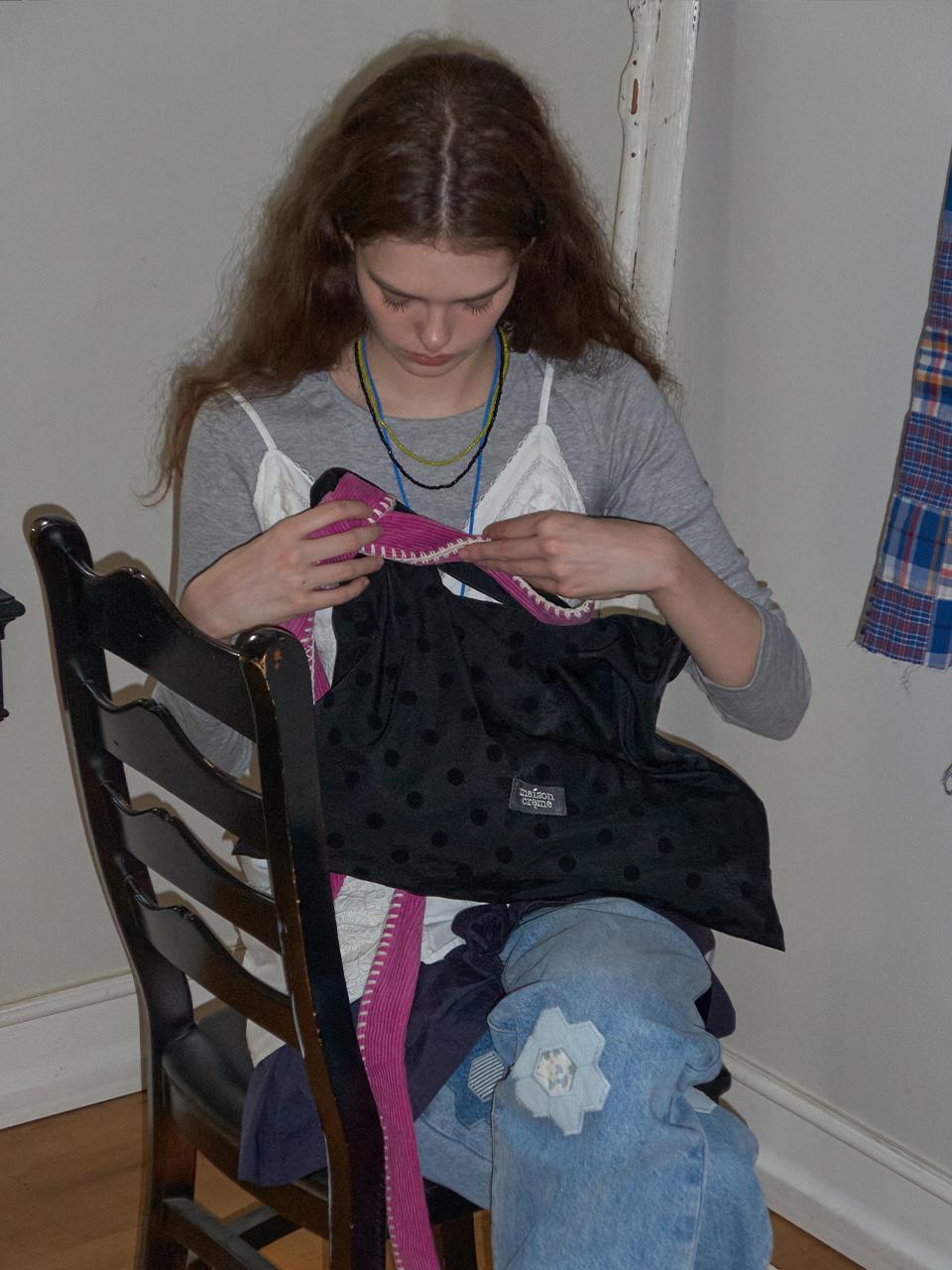 Topping Ecobag _ Black dot