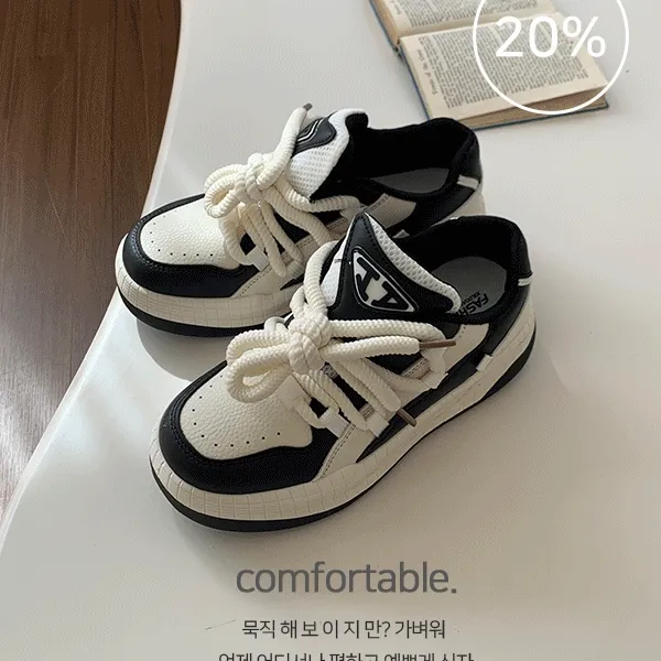 [자제제작] 스프링 어글리 스니커즈 (3cm)