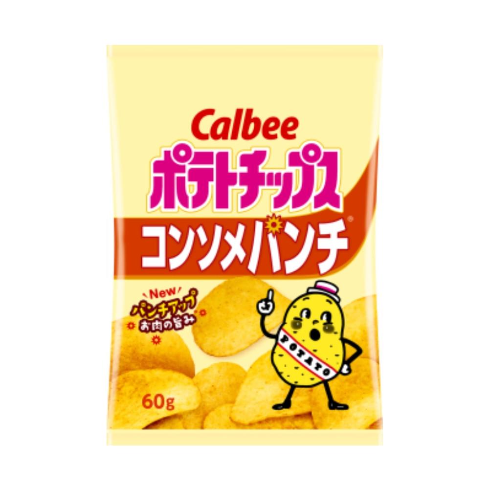 가루비 포테이토 칩스 콘소메펀치 일본 과자