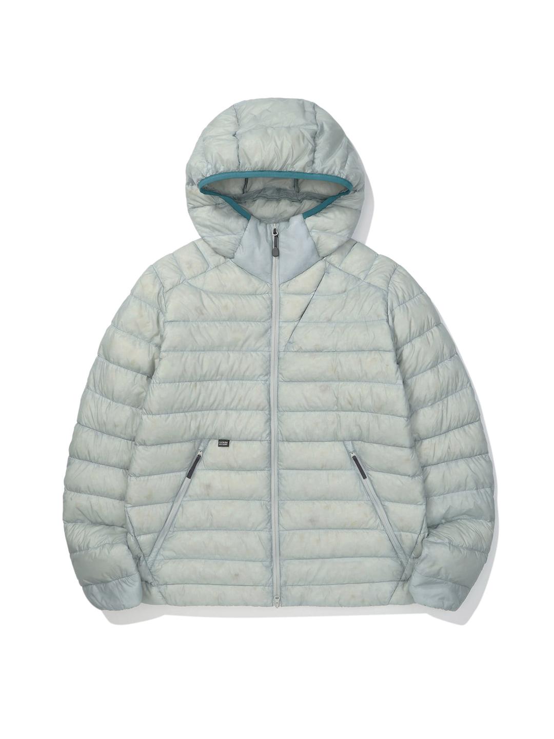 W) 뮤어(MUIR) 경량 구스다운 후드자켓 LIGHT GREY