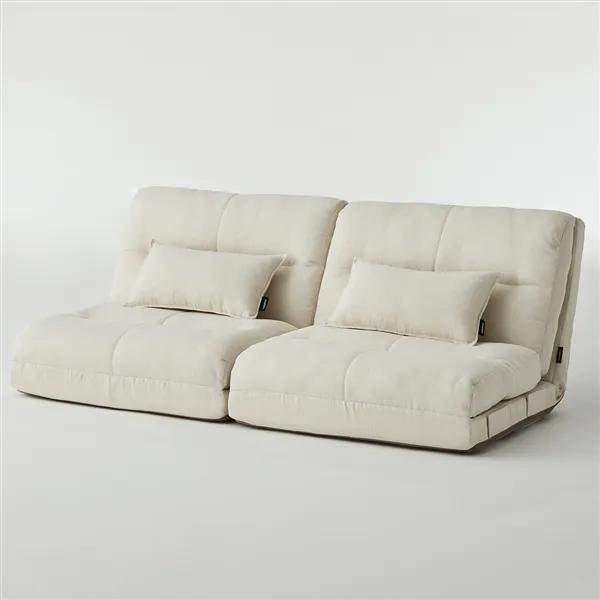 한샘 휴 모드 좌식 소파베드 싱글 아이보리