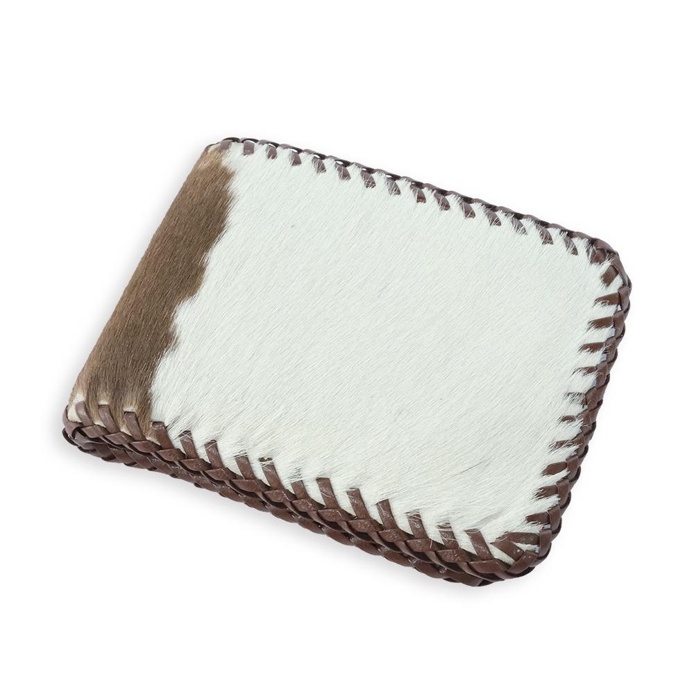 Vintage Hand Tooled Cowhide Cowboy Wallet