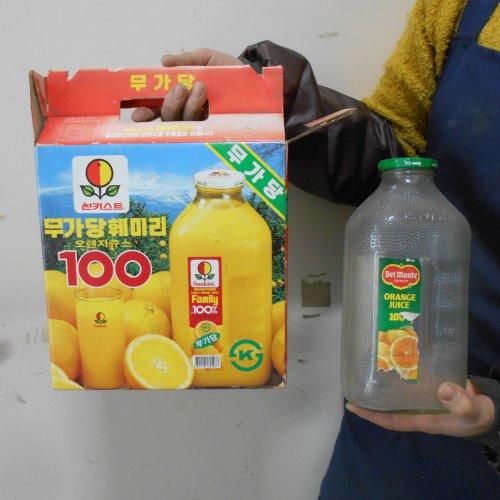 델몬트 오렌지주스 박스 옛날박스 근대사