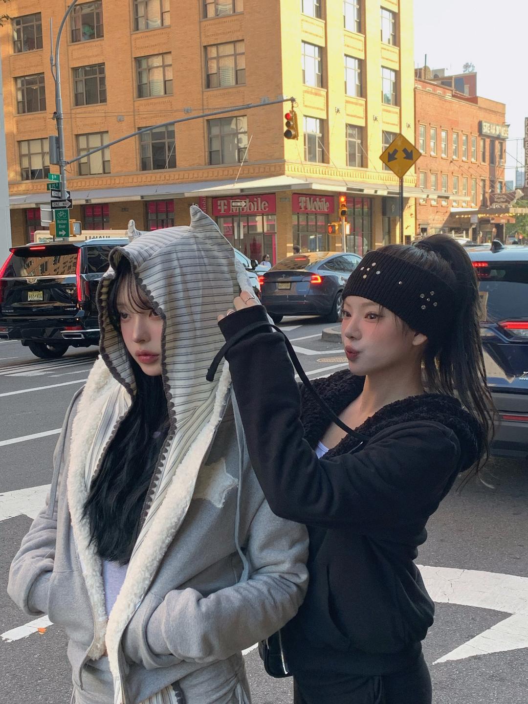 이브오브 [FW신상🍂] 패치 양털 후드집업